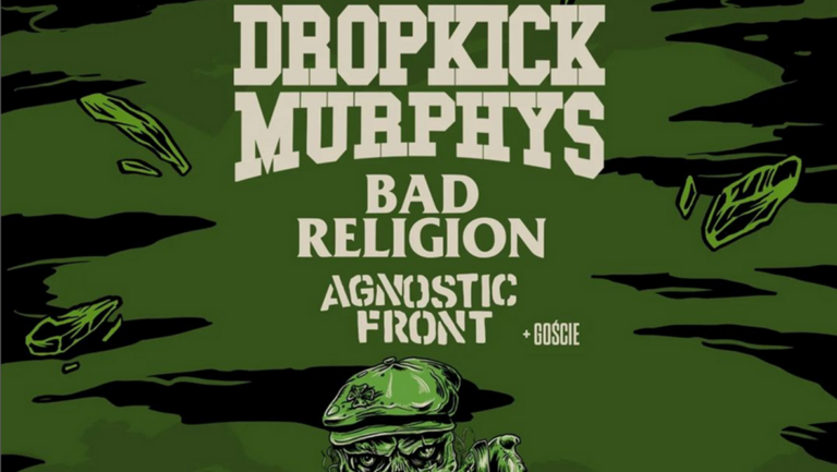 Dropkick Murphys, Bad Religion i Agnostic Front na wspólnym koncercie w Polsce