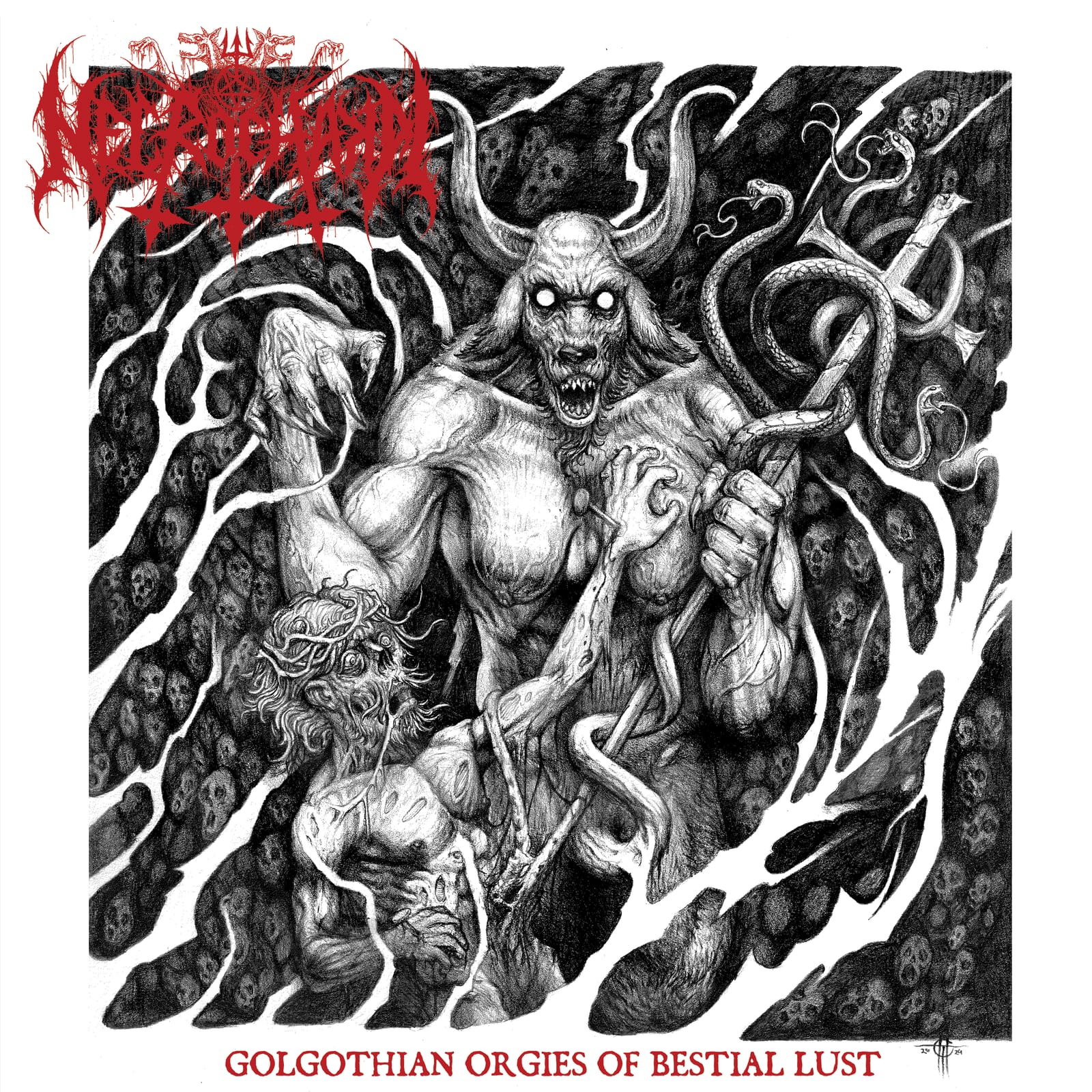 NECROCHAKAL - Golgothian Orgies of Bestial Lust