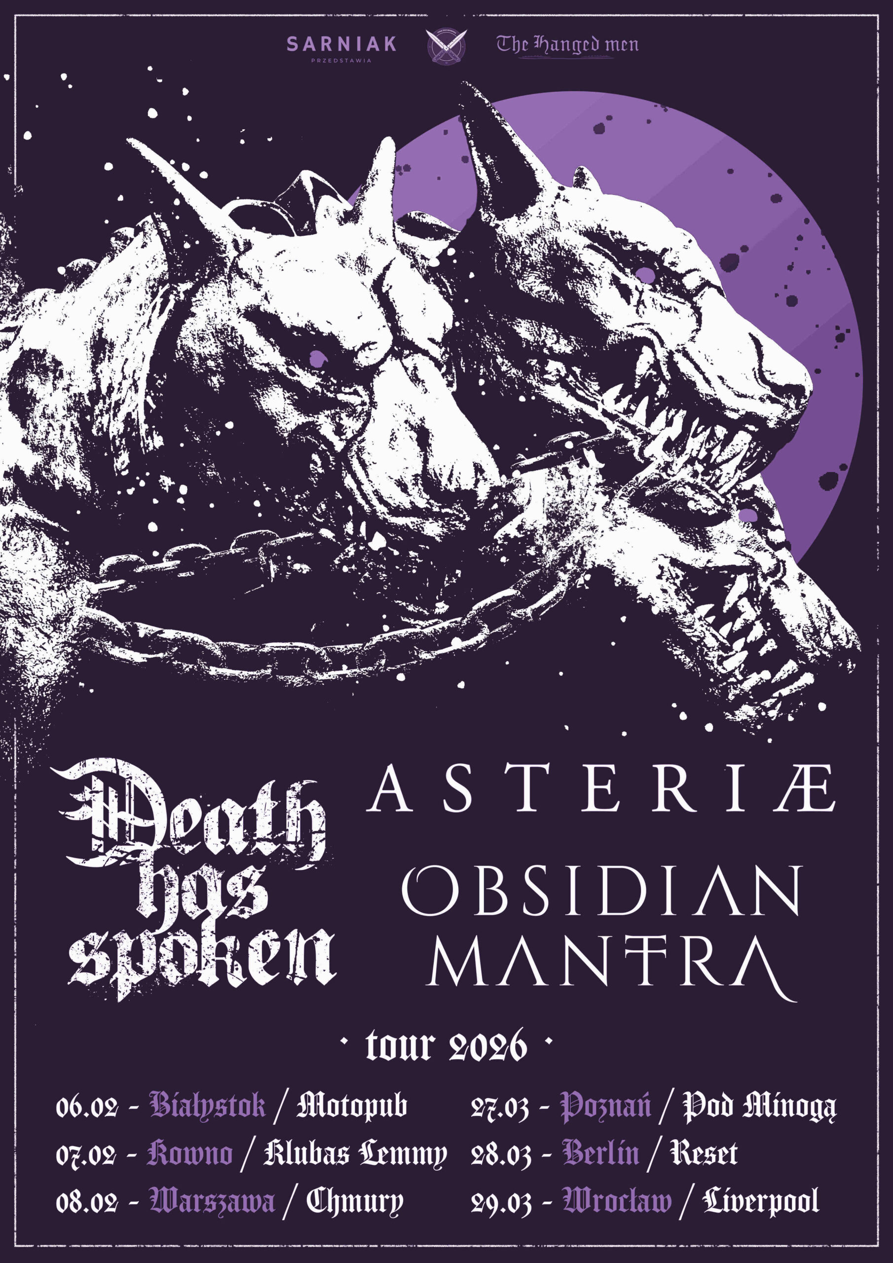 Obsidian Mantra, Asteriæ i Death Has Spoken